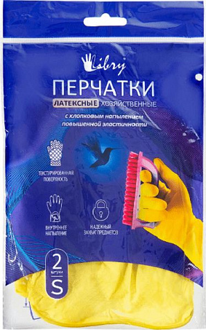 Перчатки Libry резиновые L купить в СОМ
