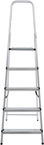 Стремянка Новая Высота NV1111, 5 ступеней, алюминиевая купить в СОМ