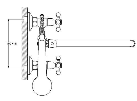 Смеситель для ванны G-lauf JML7-A605 купить в СОМ
