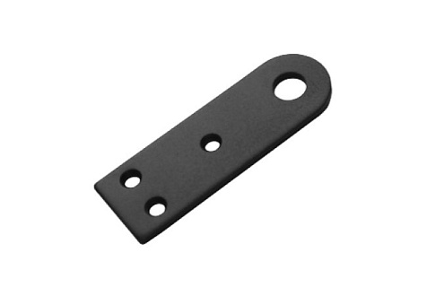 Проушина усиленная прямая Домарт, черный, 80х40мм купить в СОМ