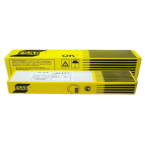 Электроды ESAB ОК 46.00, 3мм, для углеродистых сталей купить в СОМ