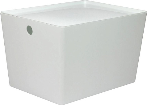 Контейнер Versa 16л с крышкой белый купить в СОМ