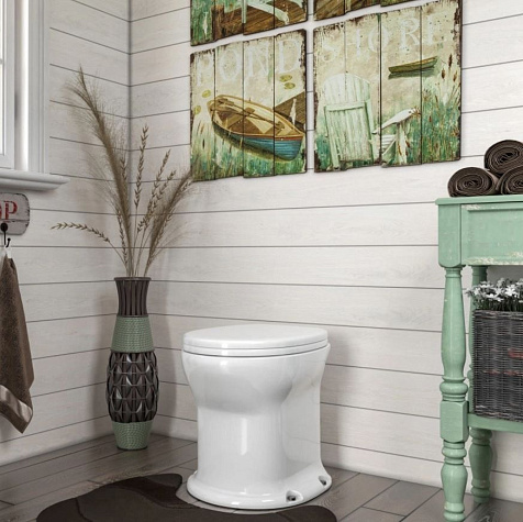 Унитаз дачный Gesso, сиденье полипропилен купить в СОМ