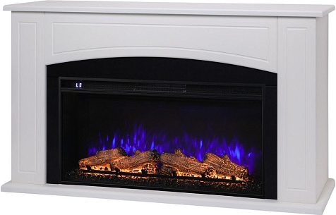 Камин электрический RealFlame Joker 36, с порталом CANBERRA 36 WT-F611. МДФ + ПВХ, Пастельно-белый купить в СОМ