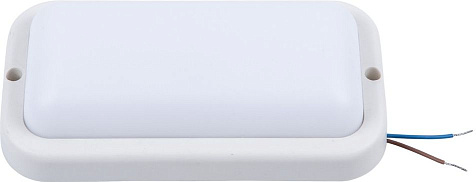 Светильник светод. влагозащ. ЖКХ Volpe ULW-Q228 18W 1620lm 6500K  прямоуг/белый 195x95x35  IP65 купить в СОМ