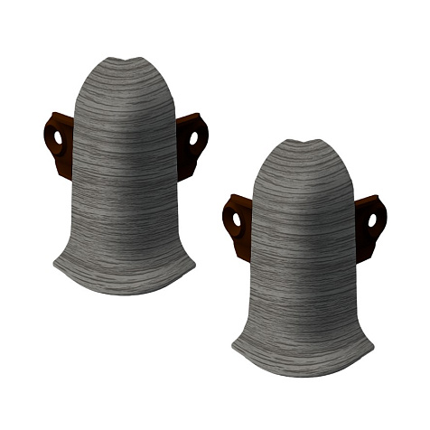 Угол наружный для напольного плинтуса 278 Лексида с крепежом 55мм Сосна серая купить в СОМ