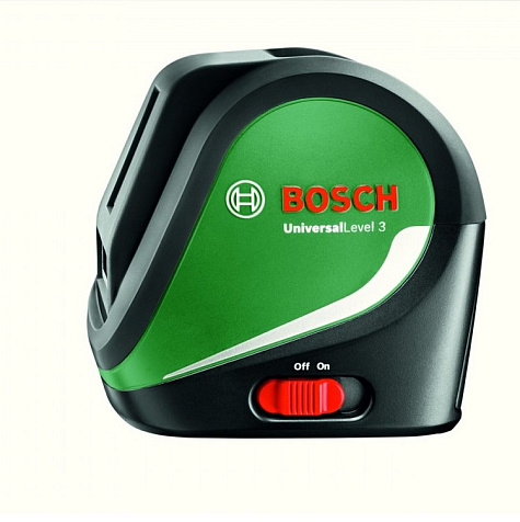Нивелир лазерный BOSCH UniversalLevel 3 Set, 10 м купить в СОМ