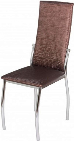 Стул New Wind кухонный Волна коричневый/хром купить в СОМ