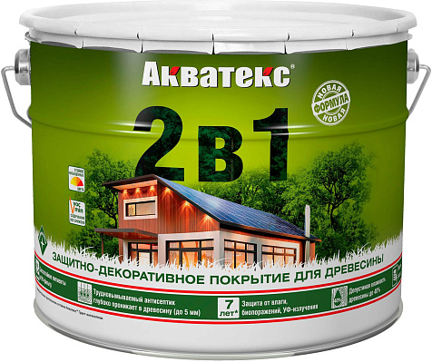 Антисептик защитно-декоративный Акватекс, сосна, 9 л купить в СОМ