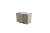 ШН.50.3Г Шкаф навесной с подъёмной дверкой Короб Белый, Фасад Дуб Дарго, Ручка скоба купить в СОМ