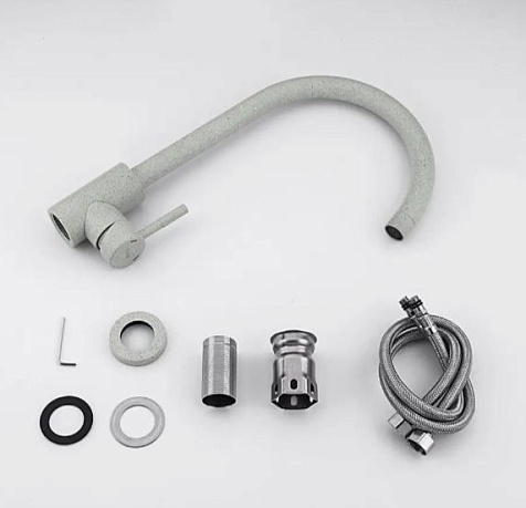 Смеситель для мойки Frap F40899-2, серый купить в СОМ