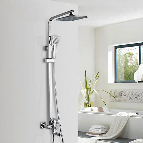 Система душевая Frap F2420, тропический душ, хром купить в СОМ