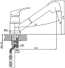 Смеситель для мойки Haiba HB6013, вытяжной купить в СОМ