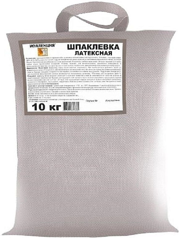 Шпатлевка латексная ИЖ КОЛЛЕКЦИЯ, 10 кг купить в СОМ