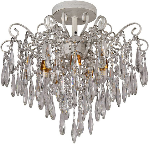 Люстра хрустальная 52023/7WT WT E14, 40Вт, до 16 м² купить в СОМ